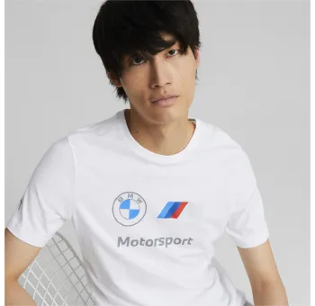 BMW MMS ESS LOGO TEE Puma Whit - T-shirt de qualité premium