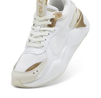 PUMA RS-X Glam Wns en Blanc Chaud - Chaussures de Sport Féminines