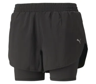 PUMA RUN FAVORITE WOVEN 2IN1 3" SHORT W | Performance Running Shorts for Women