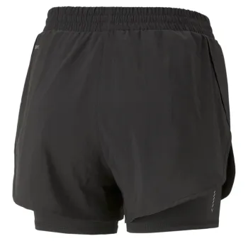 PUMA RUN FAVORITE WOVEN 2IN1 3" SHORT W | Performance Running Shorts for Women