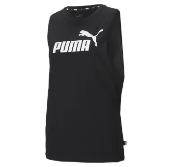 ESS Cut Off Logo Tank en Noir Puma - Vêtement d'entraînement élégant