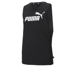 ESS Cut Off Logo Tank en Noir Puma - Vêtement d'entraînement élégant