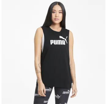 ESS Cut Off Logo Tank en Noir Puma - Vêtement d'entraînement élégant