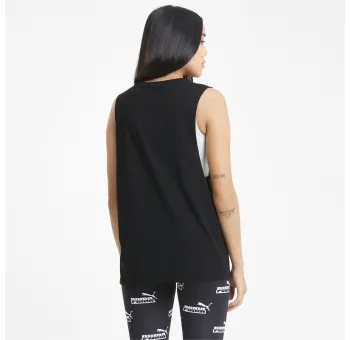 ESS Cut Off Logo Tank en Noir Puma - Vêtement d'entraînement élégant