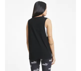 ESS Cut Off Logo Tank en Noir Puma - Vêtement d'entraînement élégant