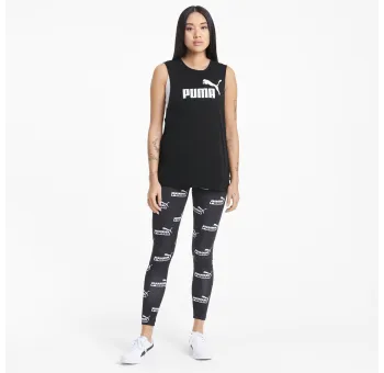 ESS Cut Off Logo Tank en Noir Puma - Vêtement d'entraînement élégant