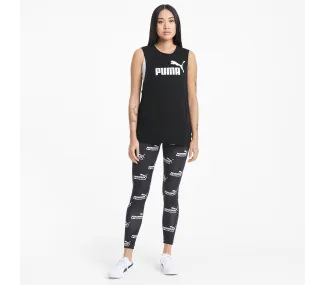 ESS Cut Off Logo Tank en Noir Puma - Vêtement d'entraînement élégant