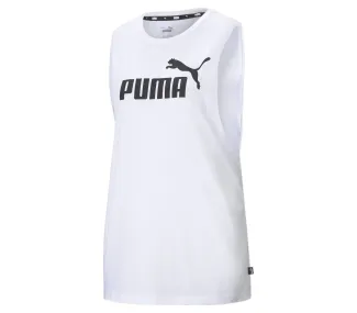 Puma White ESS Cut Off Logo Tank - Confort et Style