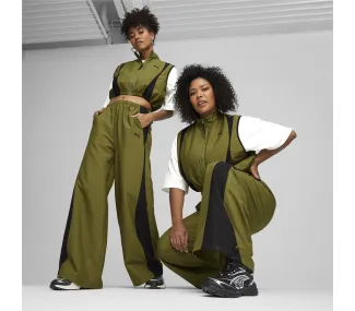 DARE TO Relaxed Parachute Pants WV Olive - Confort ultime et style décontracté