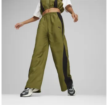 DARE TO Relaxed Parachute Pants WV Olive - Confort ultime et style décontracté