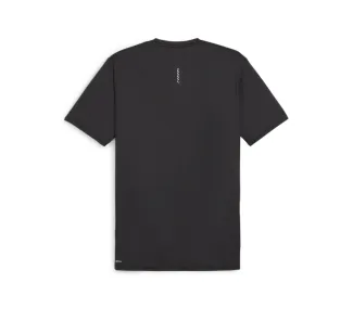 PUMA Black RUN FAVORITE SS GRAPHIC TEE M