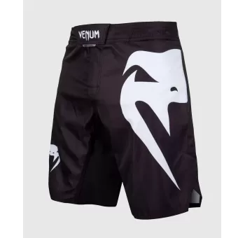 Venum "Light" Fightshorts - BlackWhite 0722 | Vêtements de combat de qualité