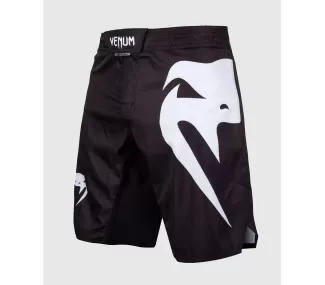 Venum "Light" Fightshorts - BlackWhite 0722 | Vêtements de combat de qualité