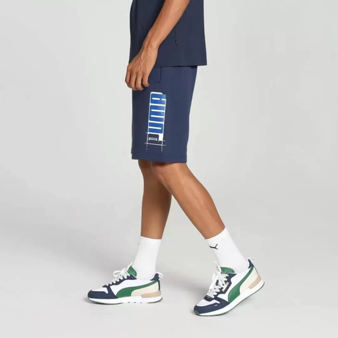 ESS+ LOGO LAB Shorts 10 TR Club Navy - Vêtements de Sport de Qualité