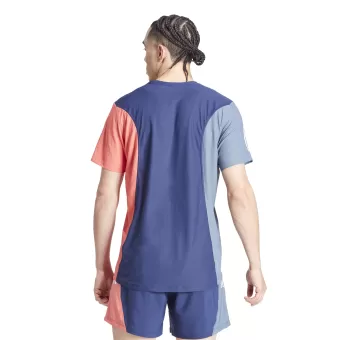 T-shirt de course respirant Adidas avec technologie AEROREADY