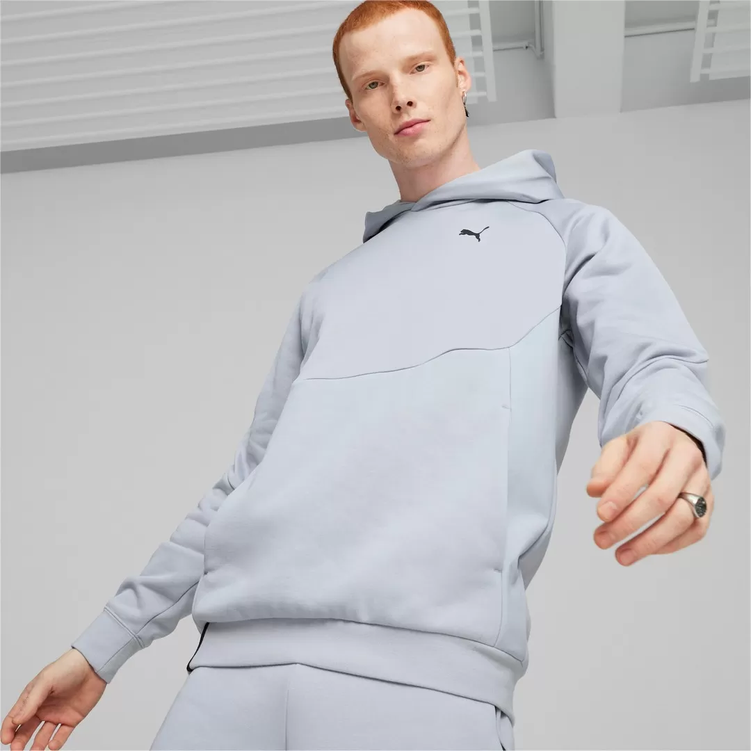 PUMATECH Hoodie FL, Gray Fog - Vêtements de Sport Haut de Gamme