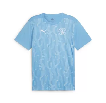 MCFC Prematch SS Jersey in Team Light Blue