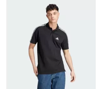 Polo Adidas avec Bandes aux Épaules - Classique et Confortable