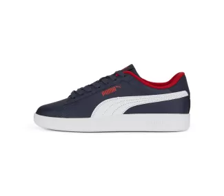 Puma Smash 3.0 L Jr en Navy-PUMA White - Chaussures de sport pour enfants