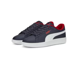 Puma Smash 3.0 L Jr en Navy-PUMA White - Chaussures de sport pour enfants