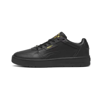 Court Classic Lux PUMA Black-PUMA Gold - Chaussures de Luxe