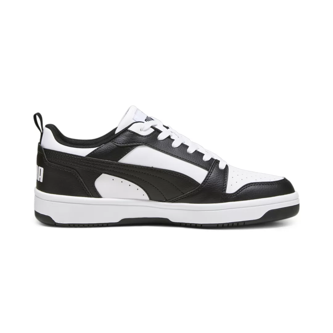 Rebound v6 Low PUMA White-PUMA Black-PUM - Chaussures de Sport