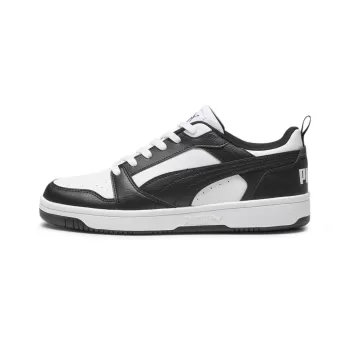 Rebound v6 Low PUMA White-PUMA Black-PUM - Chaussures de Sport