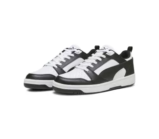 Rebound v6 Low PUMA White-PUMA Black-PUM - Chaussures de Sport