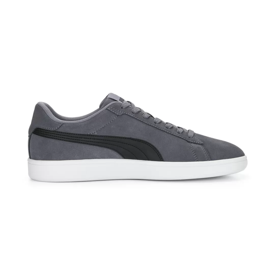 PUMA Smash 3.0 Gray Tile-PUMA Black-PUMA | Chaussures de sport