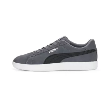 PUMA Smash 3.0 Gray Tile-PUMA Black-PUMA | Chaussures de sport