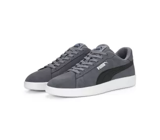 PUMA Smash 3.0 Gray Tile-PUMA Black-PUMA | Chaussures de sport