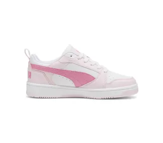 Puma Rebound V6 Lo Jr PUMA White-Fast Pi - Chaussures de sport pour enfants