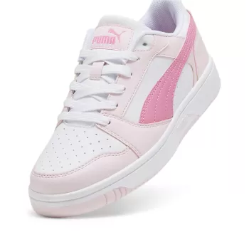 Puma Rebound V6 Lo Jr PUMA White-Fast Pi - Chaussures de sport pour enfants