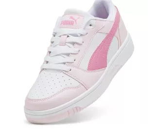 Puma Rebound V6 Lo Jr PUMA White-Fast Pi - Chaussures de sport pour enfants