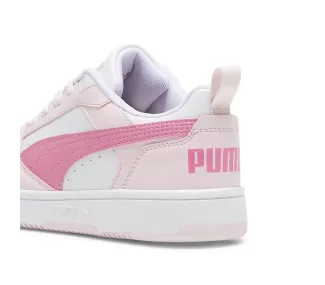 Puma Rebound V6 Lo Jr PUMA White-Fast Pi - Chaussures de sport pour enfants