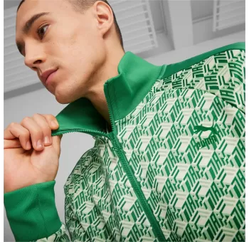 T7 AOP Track Jacket PT Archive Green-AOP - Sportswear