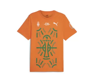 AFCON Ivory Coast Rickie Orange Tee - Édition Limitée