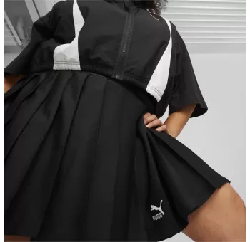 PUMA Noir Classics Pleated Skirt | Mode Femme