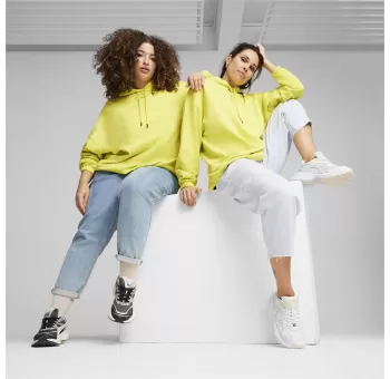 Dare To Oversized Hoodie TR Lime Sheen - Un Sweat À Capuche Branché