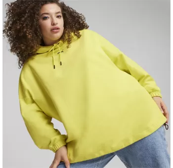 Dare To Oversized Hoodie TR Lime Sheen - Un Sweat À Capuche Branché