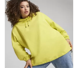 Dare To Oversized Hoodie TR Lime Sheen - Un Sweat À Capuche Branché