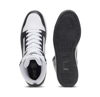 Rebound v6 PUMA White-PUMA Black-Shadow - Chaussures de sport de haute qualité