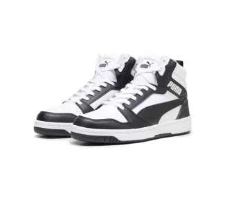 Rebound v6 PUMA White-PUMA Black-Shadow - Chaussures de sport de haute qualité