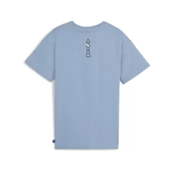 PUMA X PLAYSTATION Elevated Tee Zen Blue - Tee-shirt de qualité supérieure