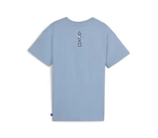 PUMA X PLAYSTATION Elevated Tee Zen Blue - Tee-shirt de qualité supérieure