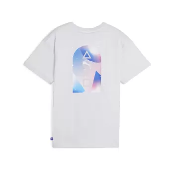 PUMA X PLAYSTATION Elevated Tee Silver M - T-shirt de mode de jeu