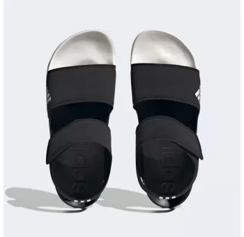 Sandales Adilette noires et blanches