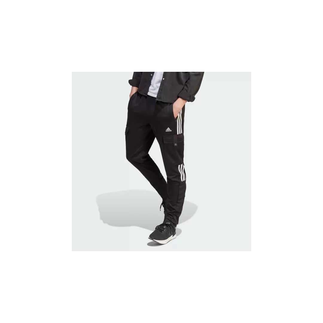 M TIRO CARGO P BLACK/WHITE - Pantalon de mode polyvalent