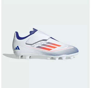 Chaussures de Football F50 CLUB VEL FxG J FTWWHT/SOLRED/LUCBLU