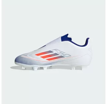 Chaussures de Football F50 CLUB VEL FxG J FTWWHT/SOLRED/LUCBLU